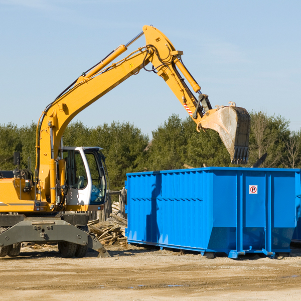 what size residential dumpster rentals are available in New York Mills Minnesota